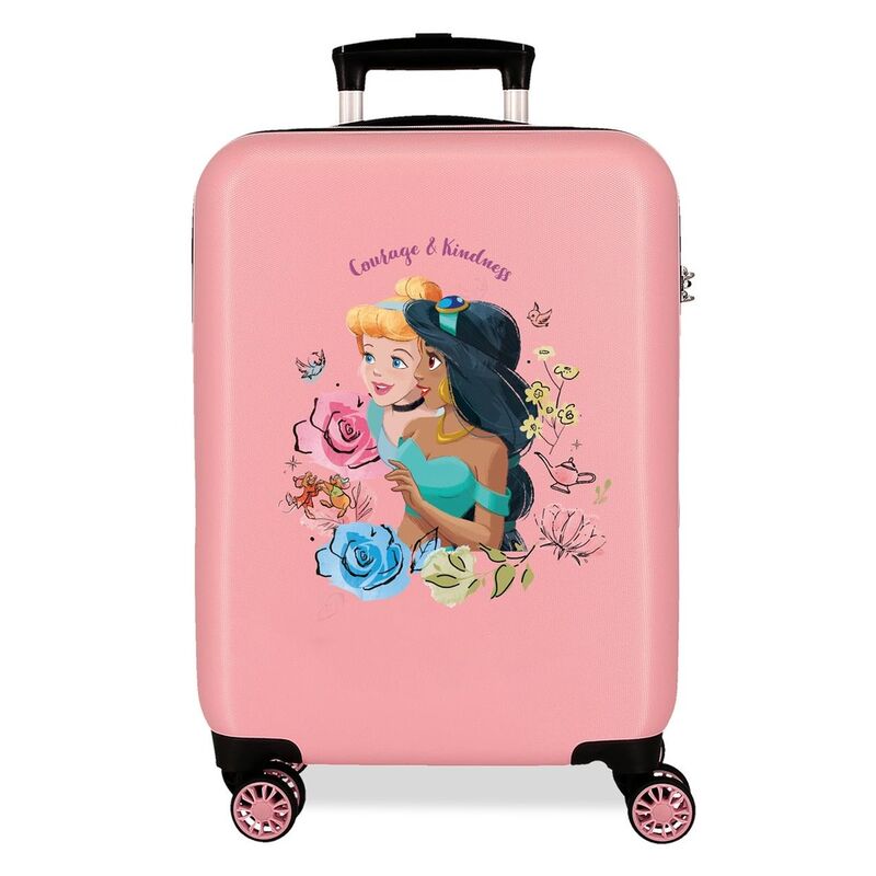 Maleta trolley ABS Courage &38 Kindness Princesas Disney 55cm