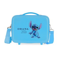 Neceser ABS Ohana Stitch Disney adaptable