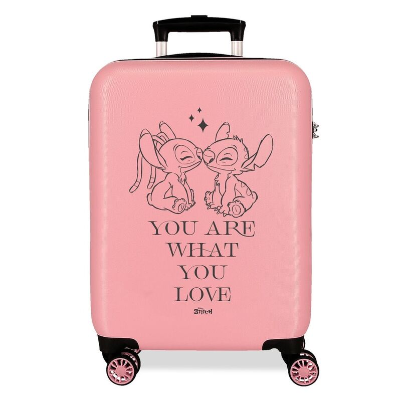 Maleta trolley ABS Love You Stitch Disney 55cm