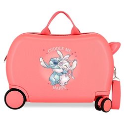 Maleta ABS Cuddle Me Coral Stitch Disney 45cm