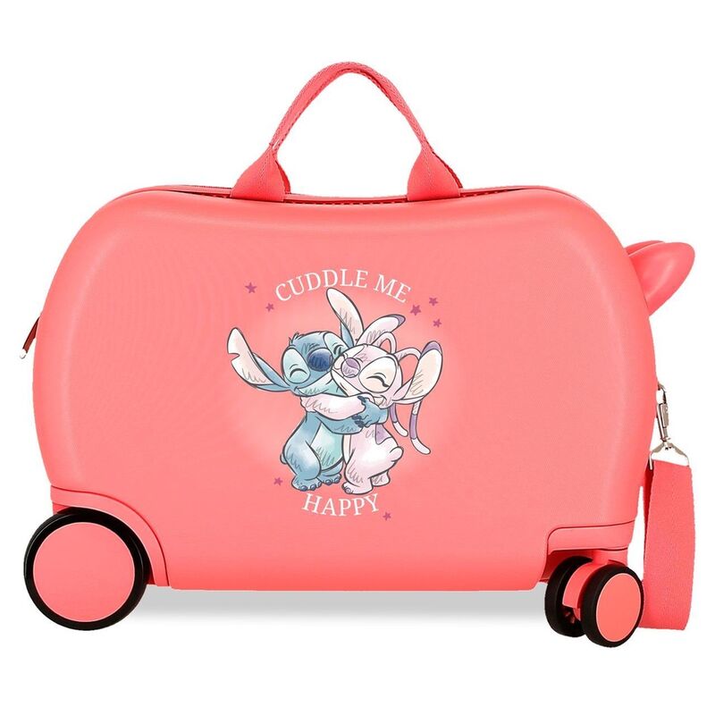 Maleta ABS Cuddle Me Coral Stitch Disney 45cm