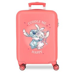 Maleta trolley ABS Cuddle Me Coral Stitch Disney 55cm