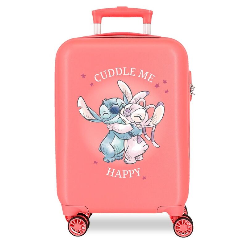 Maleta trolley ABS Cuddle Me Coral Stitch Disney 50cm