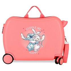 Maleta ABS Cuddle Me Coral Stitch Disney 50cm