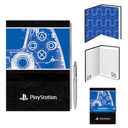 CUADERNO PREMIUM A5 CON BOLÍGRAFO PLAYSTATION 21 X 15 CM PYRAMID SR74120