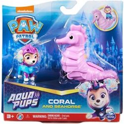 BLISTER 2 FIGURAS CORAL AQUA PUPS PATRULLA CANINA PAW PATROL