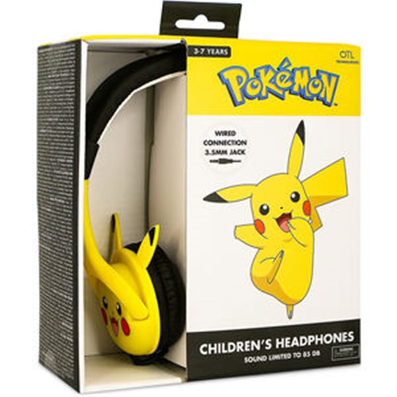 AURICULARES INFANTILES PIKACHU POKEMON