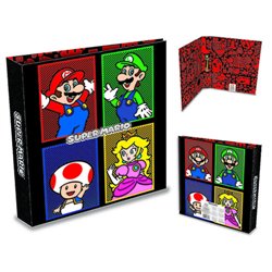 ARCHIVADOR DE ANILLAS A4 SUPER MARIO (4 COLORES) 31,5 X 25 PYRAMID SR73817