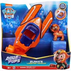 BLISTER 2 FIGURAS ZUMA VEHICULOS AQUA PUPS PATRULLA CANINA PAW PATROL