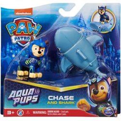 BLISTER 2 FIGURAS CHASE AQUA PUPS PATRULLA CANINA PAW PATROL