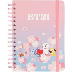 CUADERNO A5 SAKURA BT21