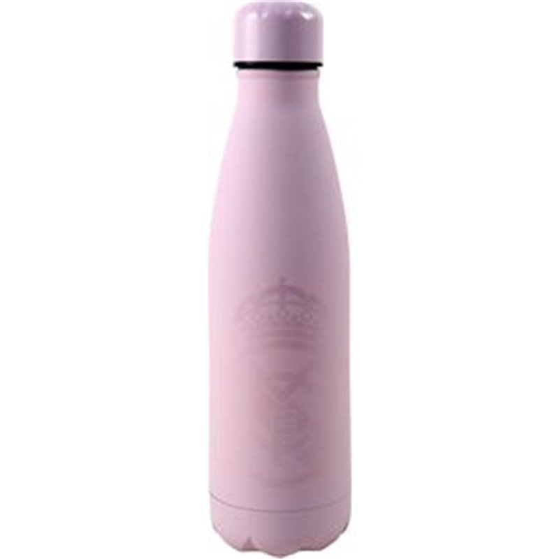 BOTELLA ROSA ACERO INOXIDABLE REAL MADRID 600ML