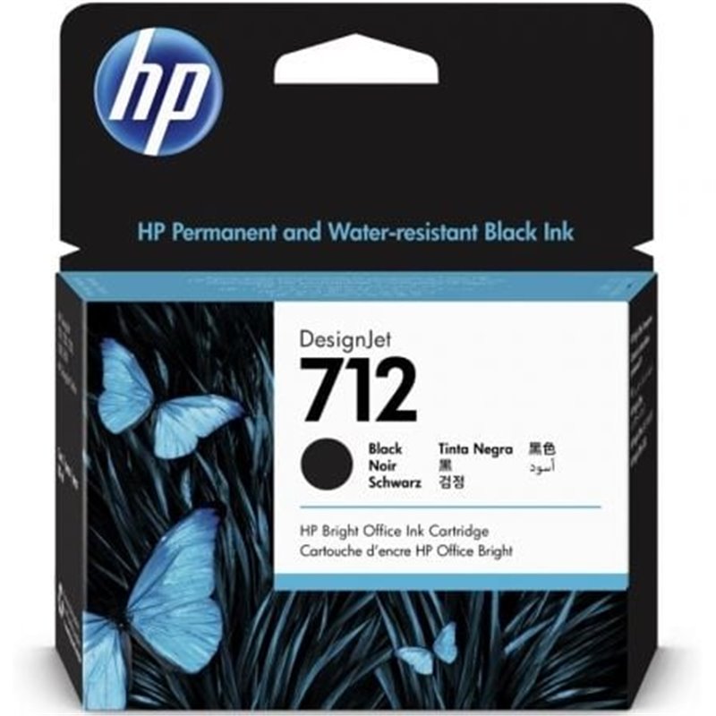 Cartucho de Tinta Original HP n�712/ Negro