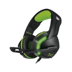 Auriculares Gaming con Micr�fono Droxio Leyon/ Jack 3.5/ USB 2.0/ Verdes