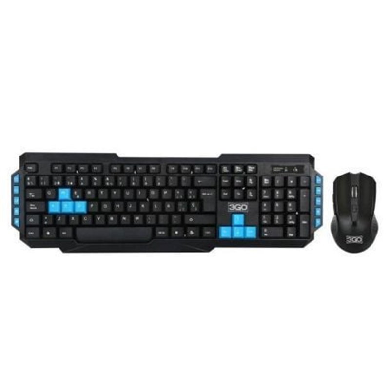 Teclado y Rat�n Inal�mbricos 3GO COMBODRILEW 2