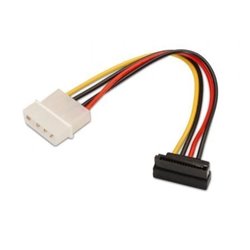 Cable Alimentaci�n SATA Aisens A131-0160/ Molex 4 PIN Macho - SATA Hembra/ Hasta 54W/ 16cm