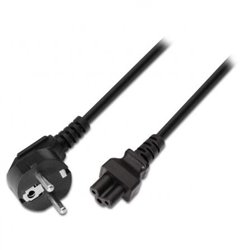 Cable Alimentaci�n Tr�bol Aisens A132-0172/ CEE(7-7) Macho - C5 Hembra/ Hasta 1500W/ 1.5m