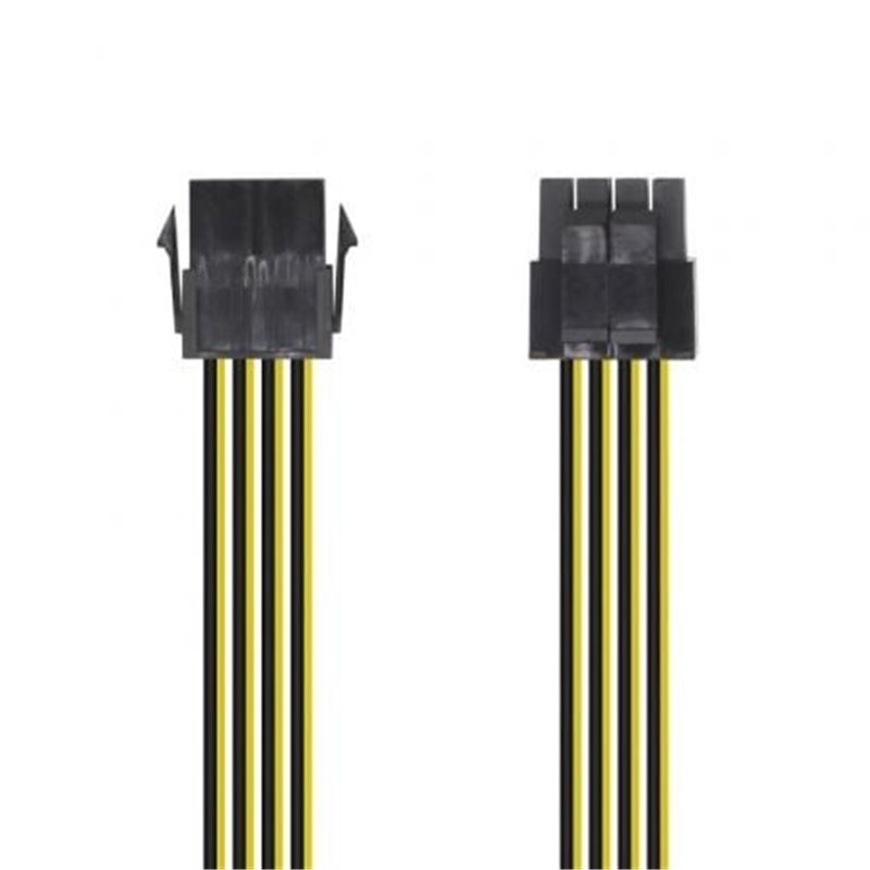 Cable de Alimentaci�n Microprocesador Aisens A131-0419/ Molex -4+4 PIN Macho - Molex 8 PIN Hembra/ 30cm