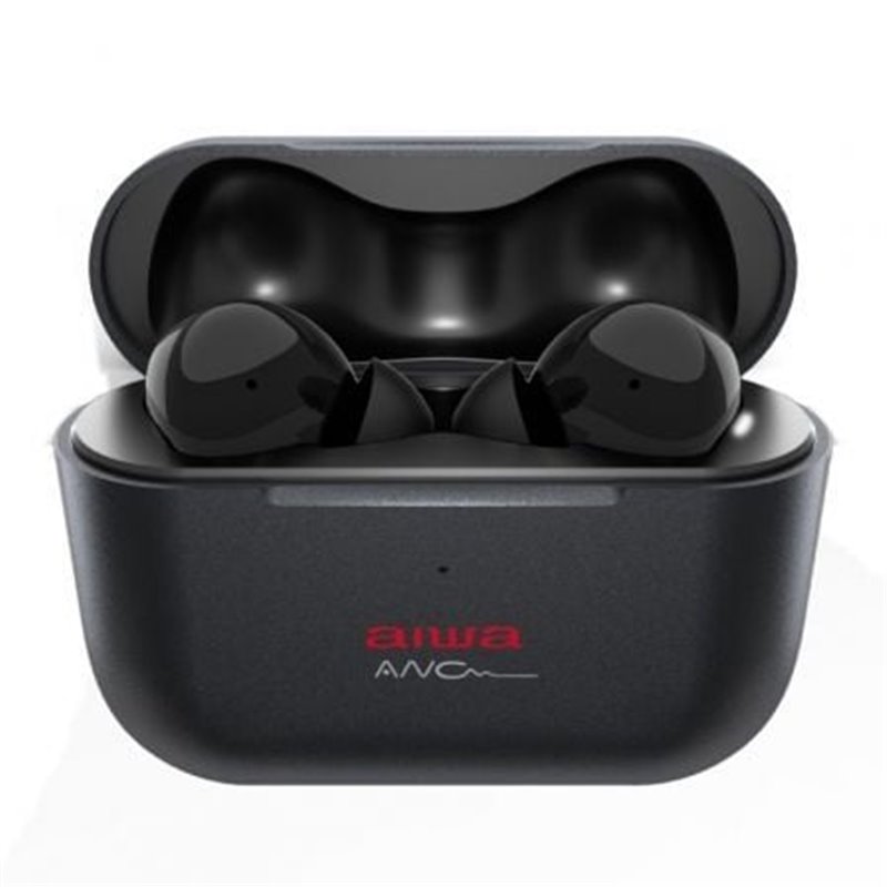 Auriculares Bluetooth Aiwa EBTW-888ANC con estuche de carga/ Autonom�a 4h/ Negros