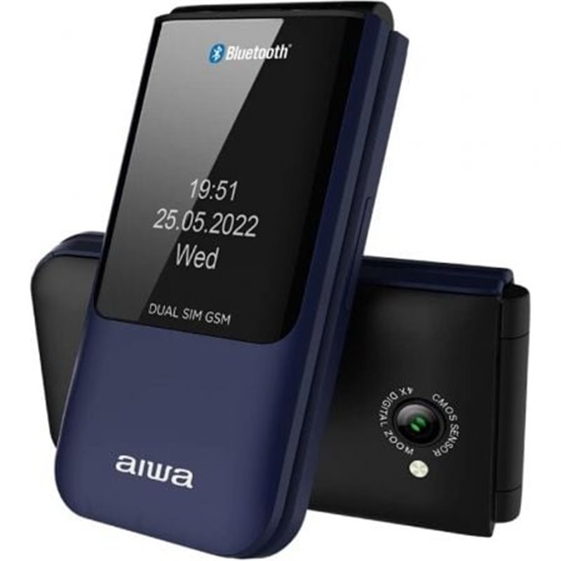 Tel�fono M�vil Aiwa FP-24BL para Personas Mayores/ Azul