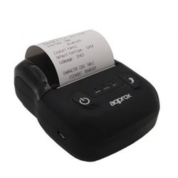 Impresora de Tickets Approx appPOS58PORTABLE+/ T�rmica/ Ancho papel 58mm/ USB-Bluetooth/ Negra