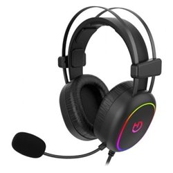 Auriculares Gaming con Micr�fono Hiditec Erys ARGB/ Jack 3.5/ Negros