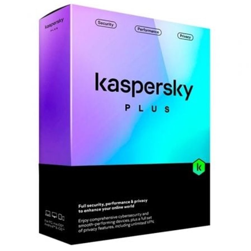 Antivirus Kaspersky Plus/ 10 Dispositivos/ 1 A�o