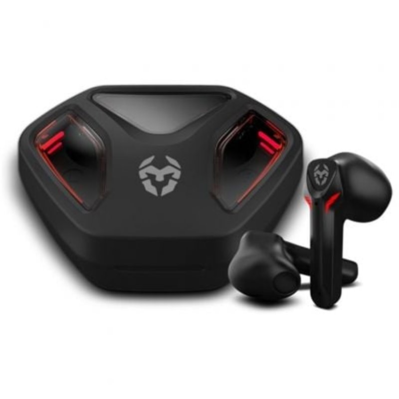 Auriculares Bluetooth Krom Kall con estuche de carga/ Autonom�a 4h/ Negros