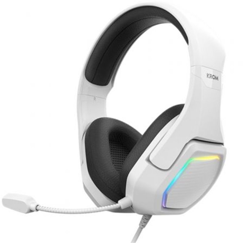 Auriculares Gaming con Micr�fono Krom Kopa 7.1/ USB 2.0/ Blancos