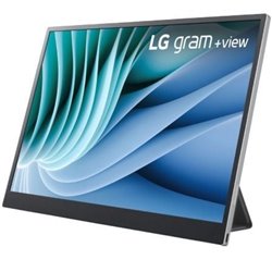 Monitor Port�til LG Gram +view 16MR70 16"/ WQXGA/ Negro y Plata