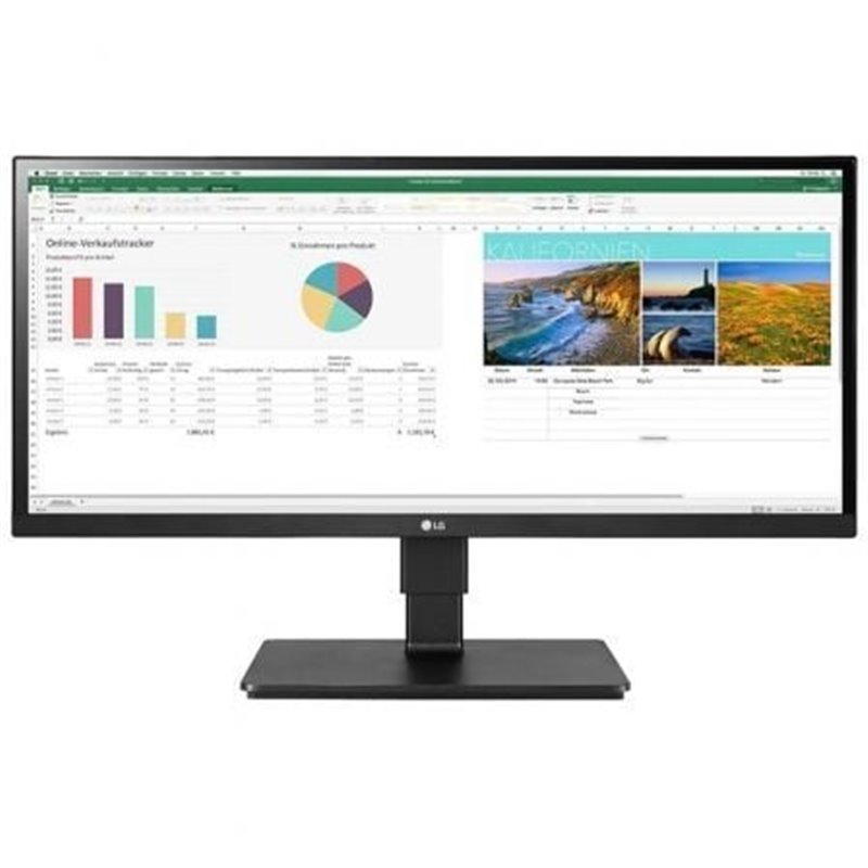 Monitor Profesional Ultrapanor�mico LG 29BN650-B 29"/ WFHD/ Multimedia/ Regulable en altura/ Negro