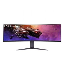 Monitor Gaming Ultrapanor�mico Curvo LG UltraGear 45GR75DC-B 44.5"/ Dual QHD/ 1ms/ 200Hz/ VA/ Regulable en altura/ Negro