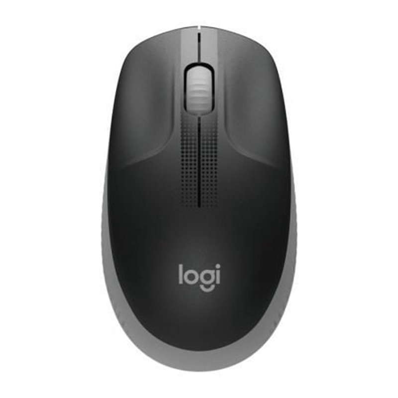 Rat�n Inal�mbrico Logitech M190/ Hasta 1000 DPI/ Gris Medio