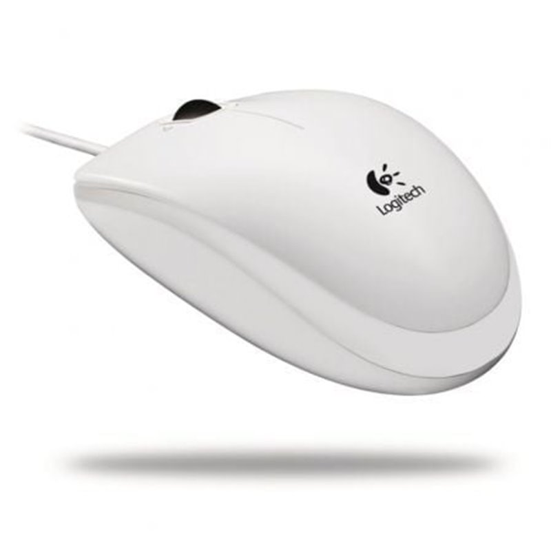 Rat�n Logitech B100/ Hasta 800 DPI/ Blanco