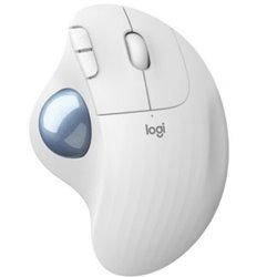 Rat�n Trackball Inal�mbrico por Bluetooth Logitech ERGO M575/ Hasta 2000 DPI/ Blanco Crudo