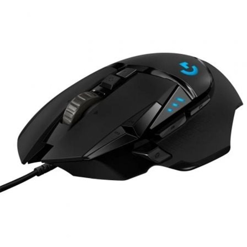 Rat�n Gaming Logitech G502 Hero/ Hasta 25600 DPI/ Negro