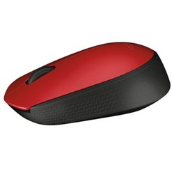 Rat�n Inal�mbrico Logitech M171/ Hasta 1000 DPI/ Rojo