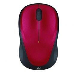 Rat�n Inal�mbrico Logitech M235/ Hasta 1000 DPI/ Rojo