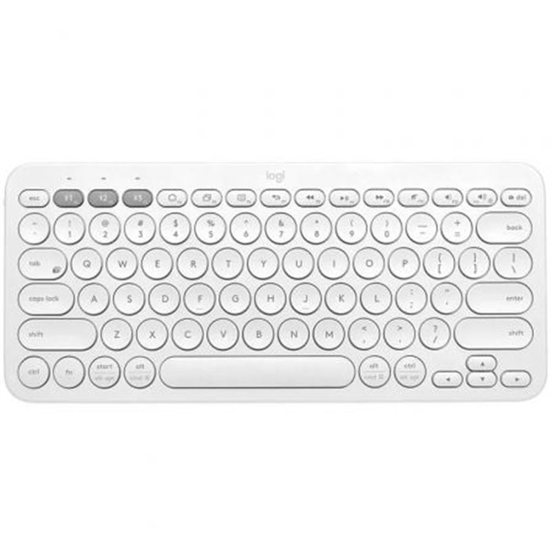 Teclado Compacto Inal�mbrico por Bluetooth Logitech K380/ Blanco