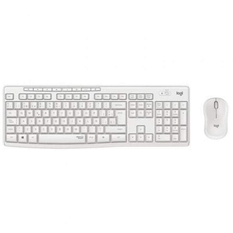 Teclado y Rat�n Inal�mbricos Logitech Silent Touch MK295/ Blanco