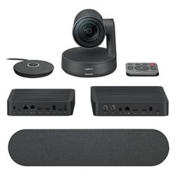 Sistema de Videoconferencia Logitech Rally/ Campo de Visi�n 82�/ 4K