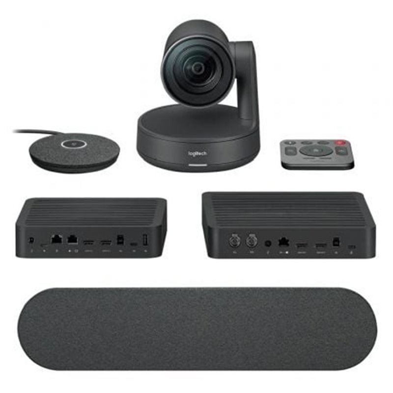 Sistema de Videoconferencia Logitech Rally/ Campo de Visi�n 82�/ 4K