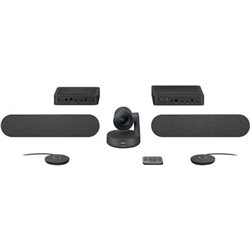 Sistema de Videoconferencia Logitech Rally Plus/ Campo de Visi�n 82�/ 4K