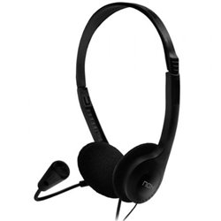 Auriculares Nox Voice One/ con Micr�fono/ Jack 3.5/ Negros