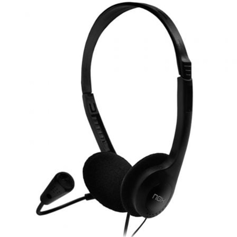 Auriculares Nox Voice One/ con Micr�fono/ Jack 3.5/ Negros