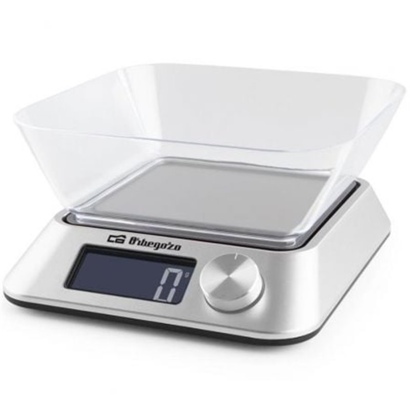 B�scula de Cocina Electr�nica Orbegozo PC 1030/ hasta 5kg/ Plata