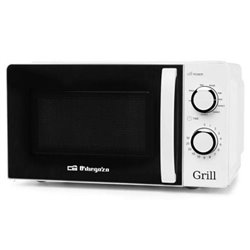 Microondas Orbegozo MIG 2130/ 700W/ Capacidad 20L/ Funci�n Grill/ Blanco