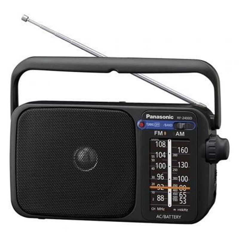 Radio Port�til Panasonic RF-2400DEG-K/ Negra