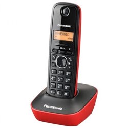 Tel�fono Inal�mbrico Panasonic KX-TG1611/ Negro y Rojo