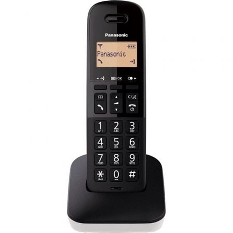 Tel�fono Inal�mbrico Panasonic KX-TGB610SPW/ Blanco y Negro